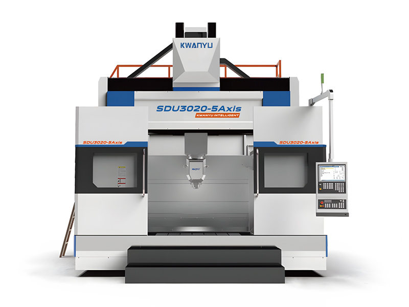 天车式龙门五轴加工中...